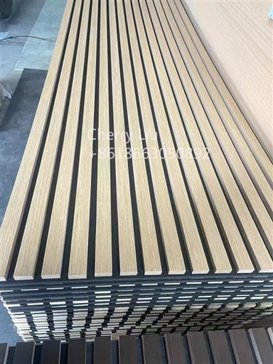 Πάνελ τσόχας PET Acoustic Oak Slatwall