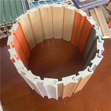 WPC Ευέλικτο κυρτό πάνελ τοίχου Χρήση για κυκλική στήλη