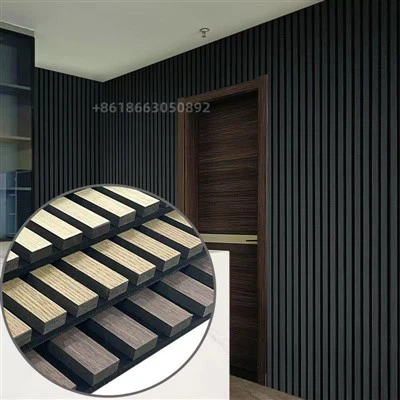 Κίνα MDF Φυσική δρυς Άρτωμα ακουστικά πλαίσια τοίχου Slat Slat