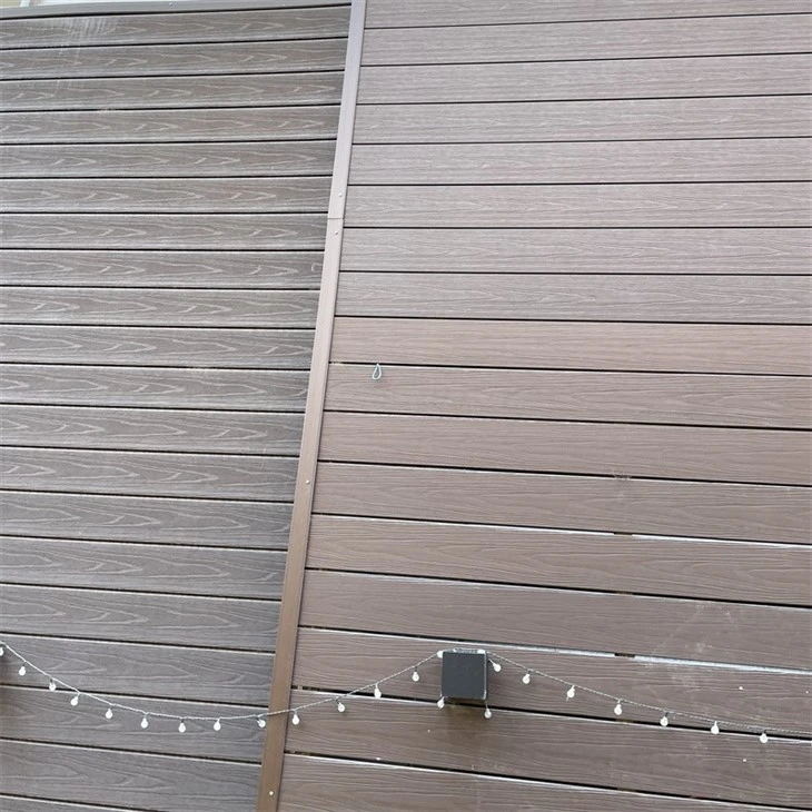 WPC Garden Fence Exterior Wall Cladding WPC Wall Panel Outdoor WPC PANEL best